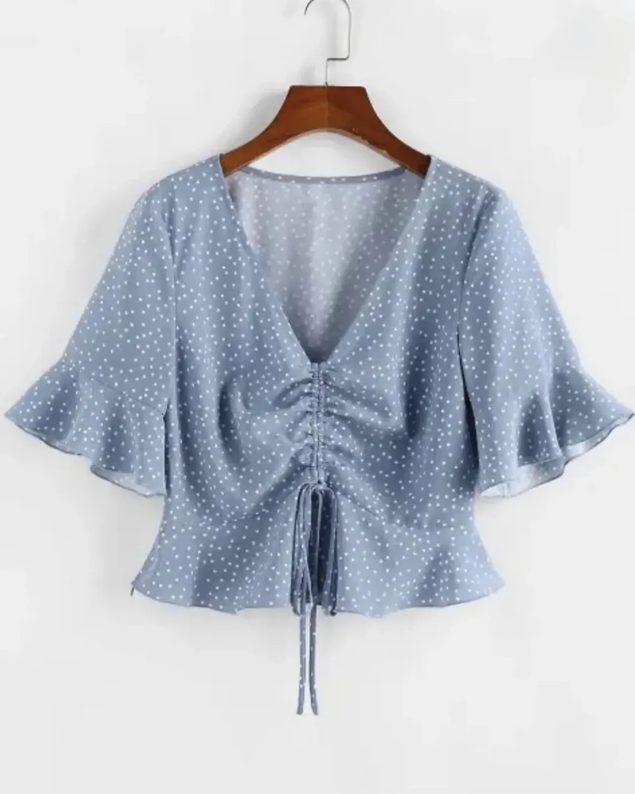 Zaful polka dot top