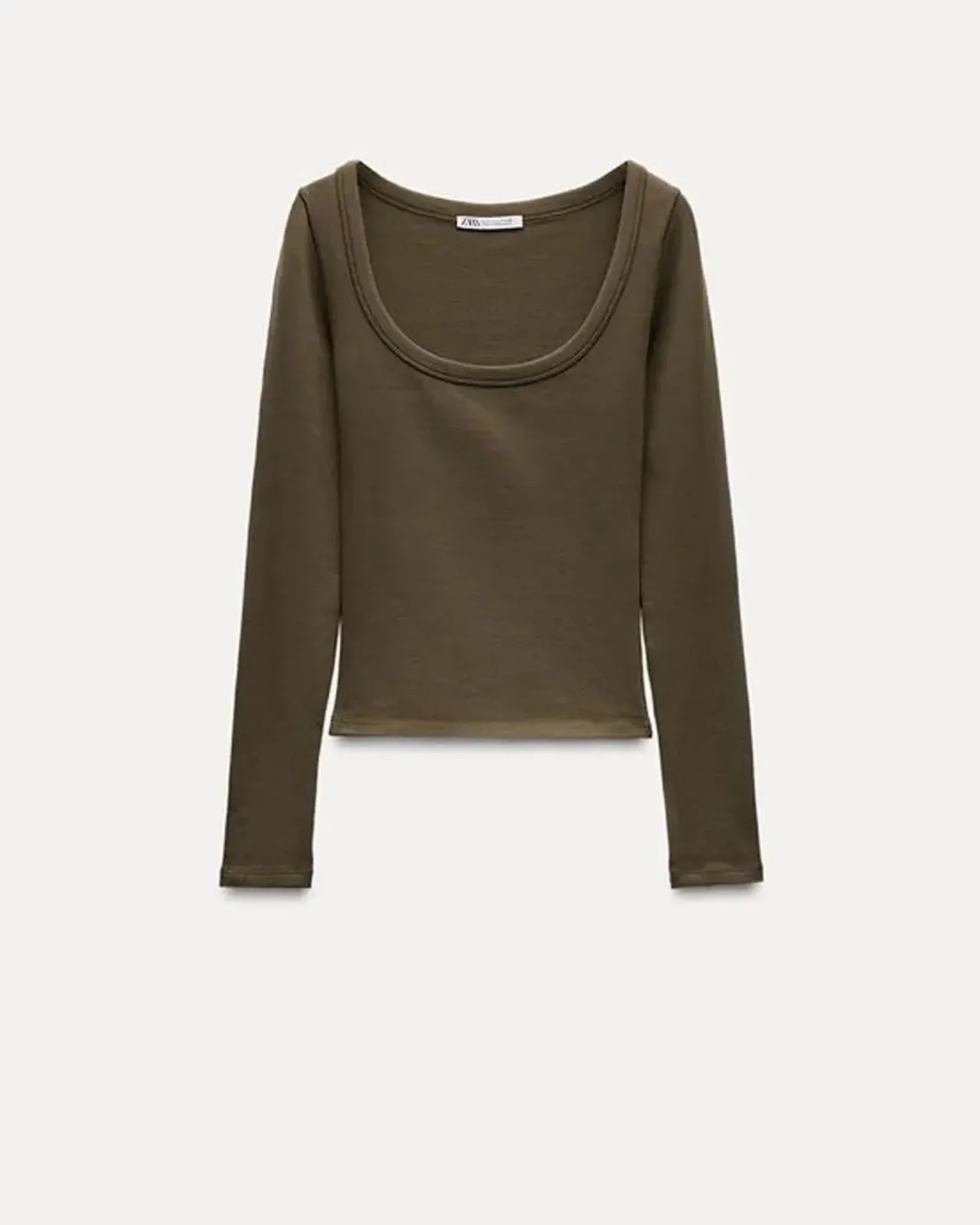 Zara ribbed tshirt