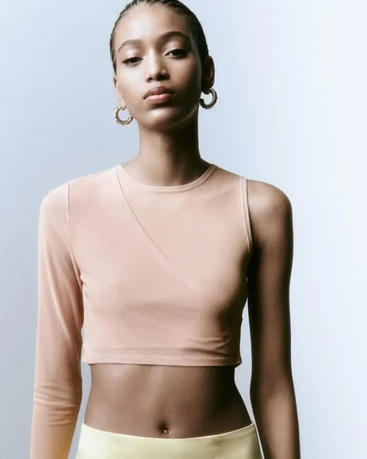 Zara pink top