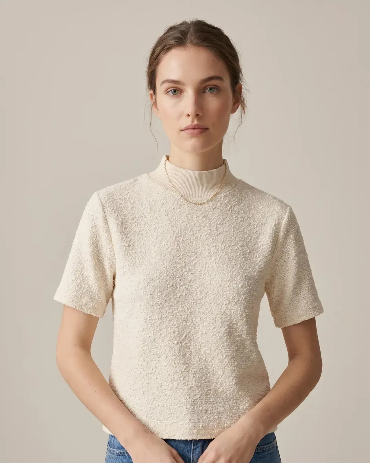 Zara beige shirt