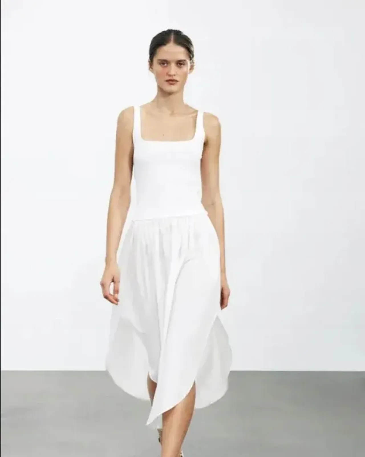 Zara white dress