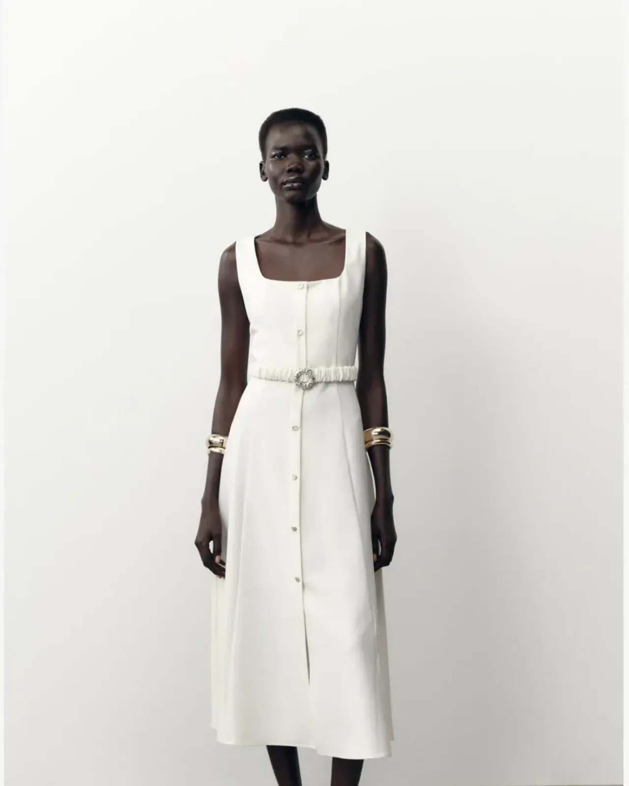 Zara oyster dress